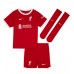 Liverpool Mohamed Salah #11 Hemmaställ Barn 2023-24 Korta ärmar (+ Korta byxor)